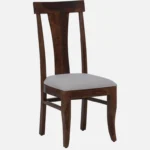 Heritage Solid Sheesham Wood 4 Seater Dining Table Set with Cushioned Chairs - Image 4
