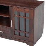 Best wooden tv unit for living room with storage - Image 2
