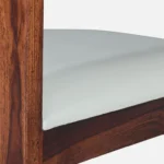 mall Sheesham Wood Arm chair In Provincial Teak Finish - Image 11