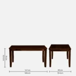 modern luxury dining table set with storage and comfortable seating - Image 8