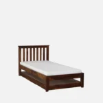 Wrvixa Minimal Sheesham Wood Single Bed Frame - Image 5