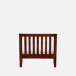 Uivora Wooden Single Bed with Elegant Look in Natural Grain Finish for Home Interiors - Image 9