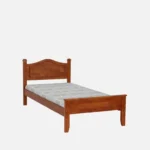 Wexora Solid Sheesham Wood Single Bed with Strong Base in Natural Finish for Home - Image 6