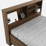Hamta Decoration Engineered Wood Single Bed with Headboard Storage Wooden Bed for Bedroom Living Room Home - Image 2