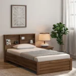 Hamta Decoration Engineered Wood Single Bed with Headboard Storage Wooden Bed for Bedroom Living Room Home - Image 4