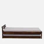Eosmo Sage Single Bed With Box Storage In Walnut Finish - Image 6