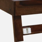 Denvio Wooden Single Bed in Dark Wenge Finish with Durable Build - Image 10