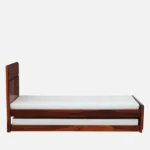 Grlina Wooden Single Bed in Warm Honey Oak Finish - Image 5