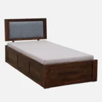 Eakvera Solid Wood Single Bed in Light Natural Finish - Image 3