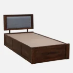Eakvera Solid Wood Single Bed in Light Natural Finish - Image 5