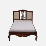 Trivona Solid Wood Single Bed with Natural Grain Texture - Image 10