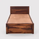 Vimbera Solid Wood Single Bed in Rustic Natural Tone - Image 6