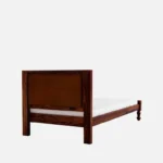 Wenvora Solid Sheesham Wood Single Bed in Premium Natural Finish - Image 6