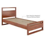 Ava Sheesham Wood Single Bed In Provincial Teak Finish - Image 3
