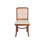 Kosmo Teak Wood Dining Chair In NaturalFinish (SET OF 2) - Image 5