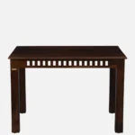 Sistel Sheesham Wood 4 Seater Dining Set In Scratch Resistant Provincial Teak Finish With Marble Top - Image 14