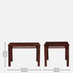 Gorvica Sheesham Wood Dining Set with Smooth Organic Finish - Image 5