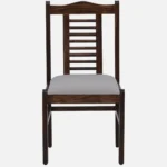 Nain Sheesham Wood Dining chair in Provincial Teak finish (SET OF 2) - Image 5