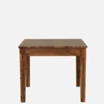 Aenvira Solid Sheesham Wood 4 Seater Dining Table Set in Elegant Natural Tone - Image 10
