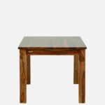 Rrivora Solid Wood Dining Table Set in Rich Natural Texture - Image 5