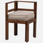 Yorvella Solid Wood Dining Table Set in Natural Harmony Finish - Image 2