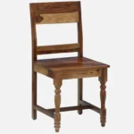 Beltrix Solid Wood Dining Table in Raw Nature Tone - Image 3