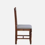 Trisa Sheesham Wood Dining Chairs in Scratch Resistant Honey Oak Finish (Set Of 2) - Image 5