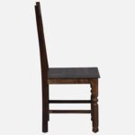 Porvexa Solid Wood Dining Table with Natural Texture and Strong Wooden Base - Image 2
