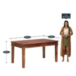 Klorvyn Acacia Wood Dining Table in Natural Warm Finish - Image 4