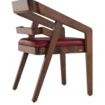Nain Sheesham Wood Arm Chair In Honey Oak Finish (SET OF 2) - Image 4