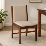 Nain Sheesham Wood Dining Chairs In Honey Oak Finish (SET OF 2)