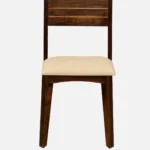 Nain Sheesham Wood Cushioned Dining Chair With Brass Inlay In Provincial Teak Finish (SET OF 2) - Image 6