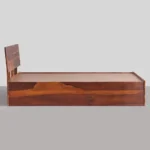 Mordic Style Solid Wood King Size Bed with Storage for Elegant Home Interiors - Image 5