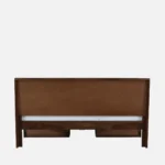 Pion Solid Sheesham Wood King Size Hydraulic Storage Bed in Classic Finish - Image 8