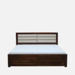 Zelcrona Luxury Wooden King Size Bed for Sophisticated Bedroom Decor - Image 4