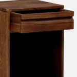 Doodlark Modern Nightstand with Drawer and Open Rack - Image 2