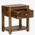 Wexora Premium Wooden Night Stand with Storage Drawer - Image 5