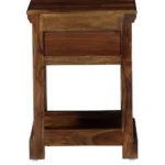 JimberNest Handcrafted Bedside Table with Storage Drawer - Image 3