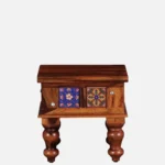 Sanya Natural Wood Bedside Cabinet with Elegant Finish - Image 6
