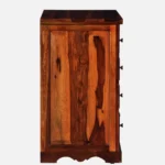 Vinster Contemporary Dressing Unit in Walnut Finish - Image 4