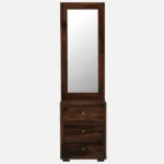 Nilan Solid Wood Dressing Table with Cabinet Storage - Image 3