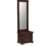Gingston Solid Wood Dressing Table in Classic Walnut Finish - Image 5