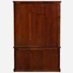 Cyoto Solid Wood Wardrobe with Artistic Tile Detailing - Image 5