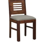 Tortina Sheesham Wood Dining Chair with Cushion Seat - Image 2