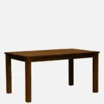 Uildwood Rustic Reclaimed Wood 6 Seater Farmhouse Dining Table in Distressed Brown - Image 4