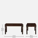 Vanad Solid Wood Dining Table - Image 2