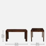 Prakriti Mango Wood Dining Table - Image 3