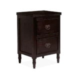 Kesar Solid Wood Bedside Table in Natural Oak Finish - Image 5