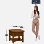 Lierra Natural Wood Bedroom Table - Image 2
