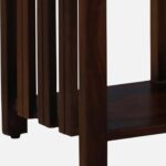 Rustic Nature Inspired Nightstand with Drawer Storage - Image 6